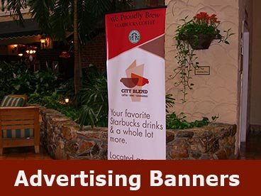 custom advertisement banners for indoor or outdoor use